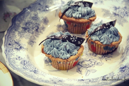 cupcakes blue